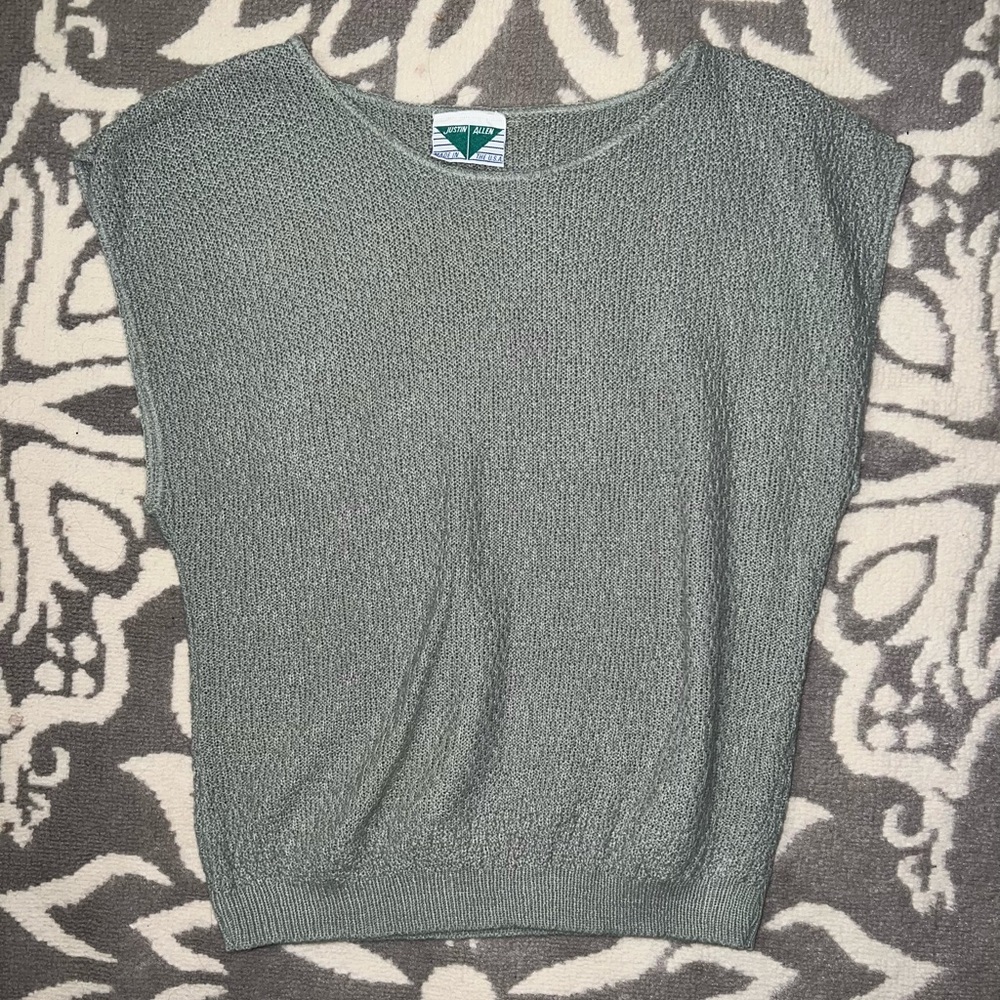 Justin Allen Knit Sleeveless Sweater